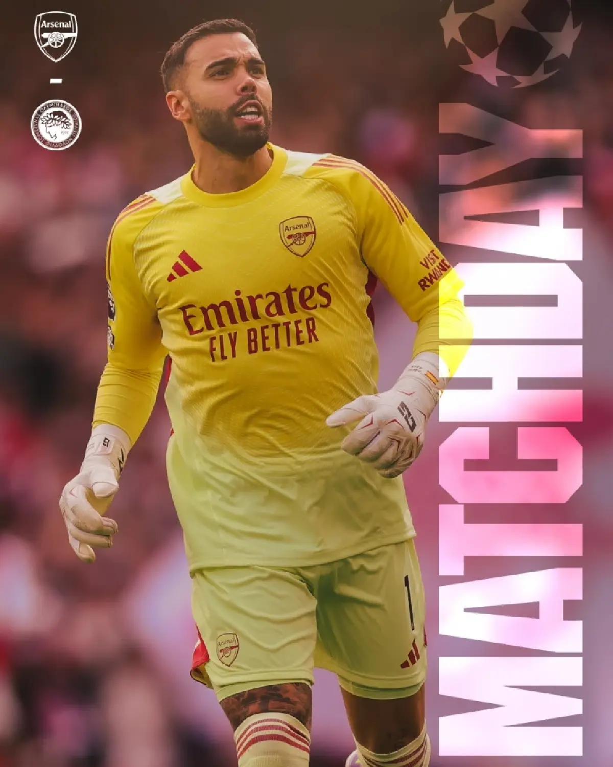 LIVE ถ่ายทอดสด อาร์เซน่อล พบ โอลิมเปียกอส ยูฟ่า แชมเปียนส์ลีก