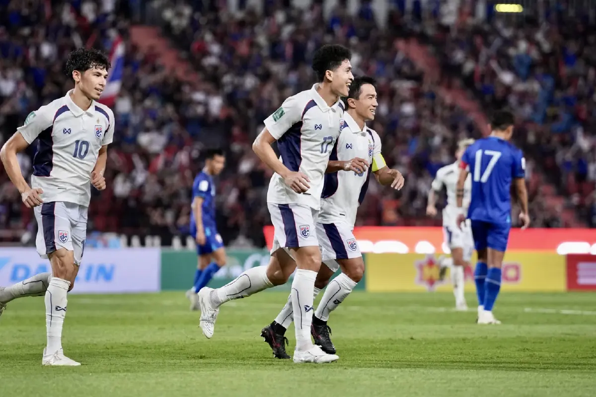 ผลบอล ทีมชาติไทย ชนะ ไชนีส ไทเป 2-0 เอเชียน คัพ 2027 รอบคัดเลือก