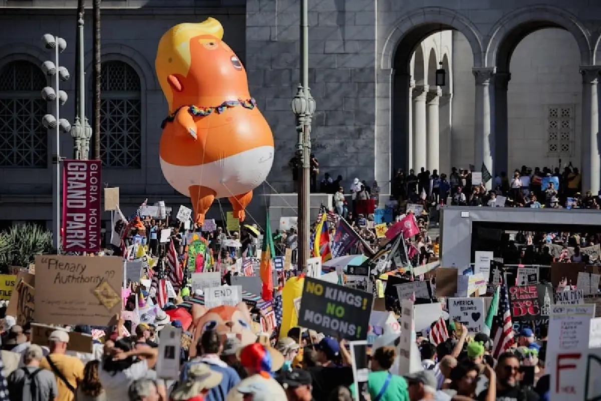 ชาวสหรัฐออกมาชุมนุมประท้วง “No Kings" ต่อต้านทรัมป์ทั่วประเทศ