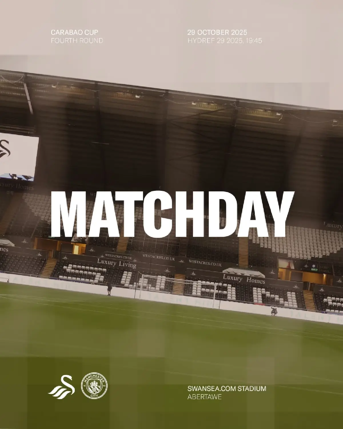 LIVE ถ่ายทอดสด สวอนซี พบ แมนซิตี้ ฟุตบอลคาราบาวคัพ วันนี้ 29 ต.ค.68