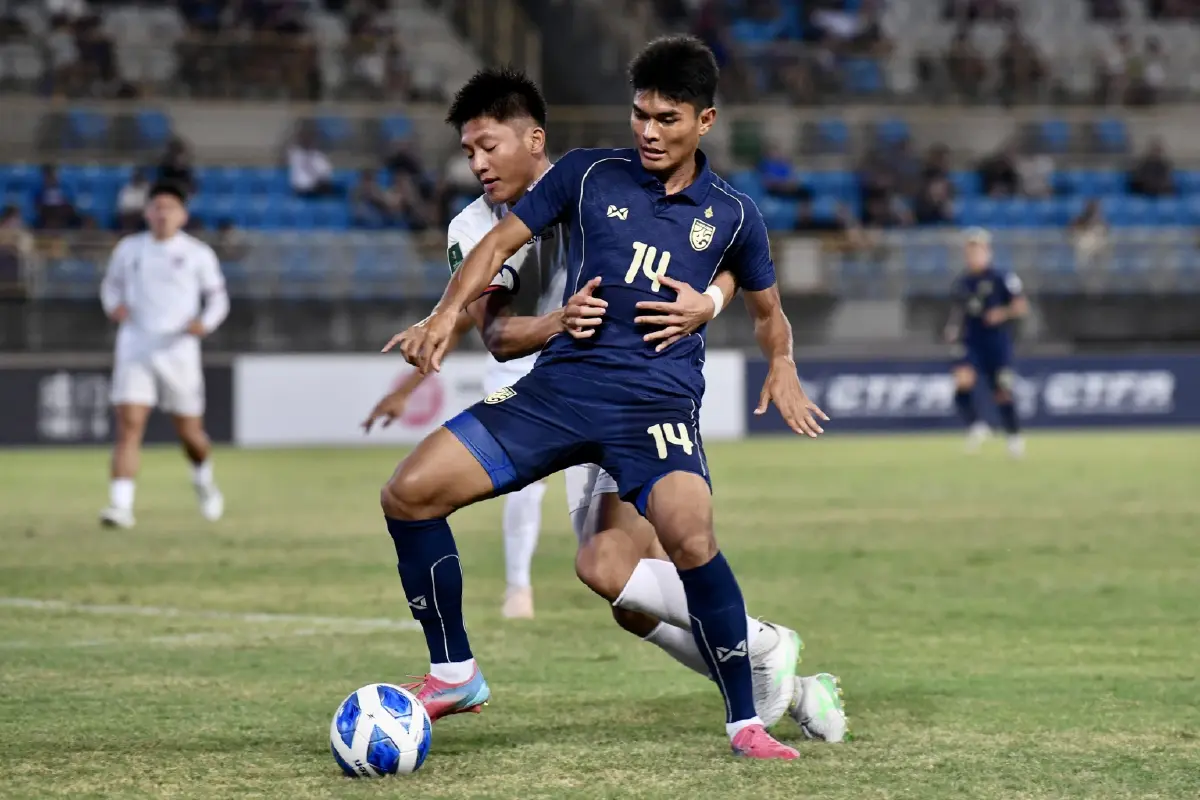 ผลบอล ทีมชาติไทย บุกอัด ไชนีส ไทเป 6-1 เอเชียน คัพ 2027 รอบคัดเลือก