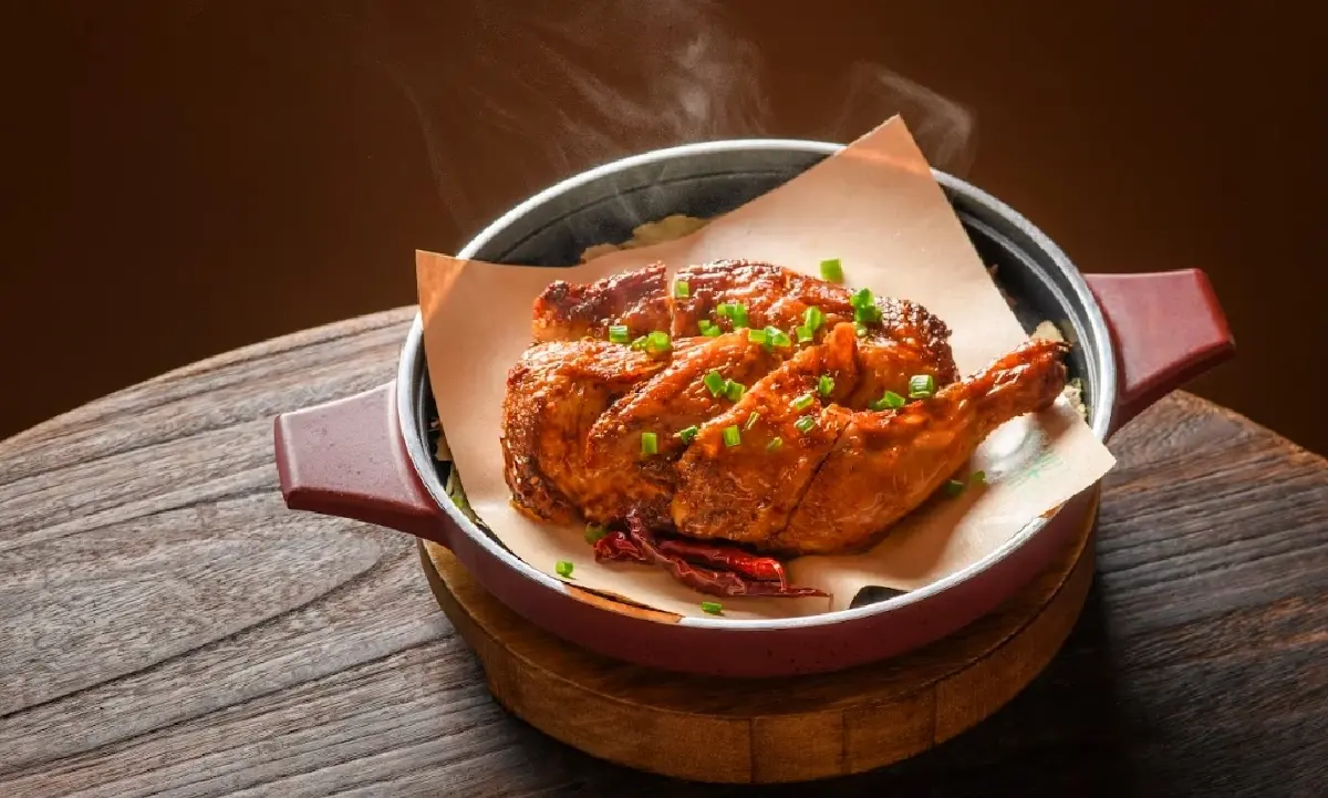 ไก่ย่างหลงจิ่ง 