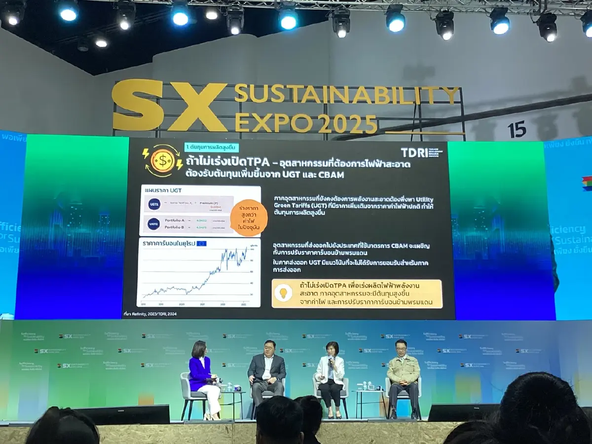 ESG Symposium 2025 เร่งเปิดเสรีไฟฟ้าผ่าน TPA Code เอกชนเข้าถึงพลังงานสะอาด