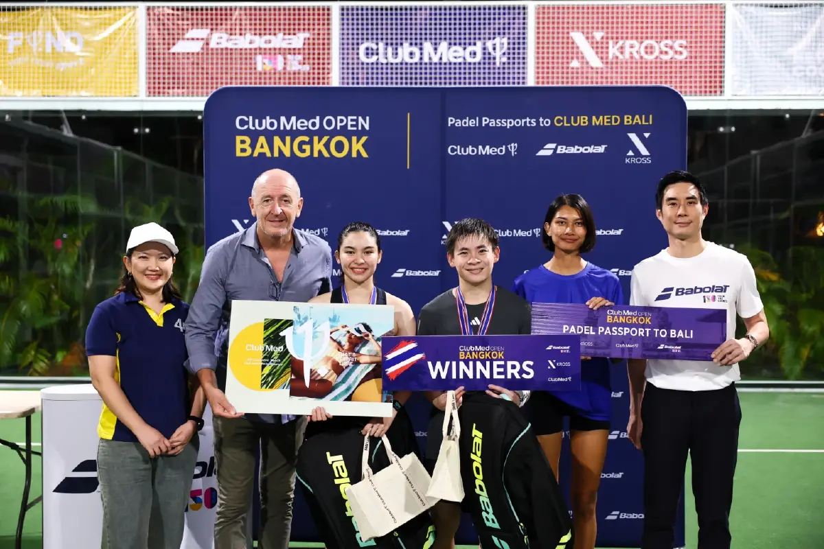 คลับเมดจัด “Club Med Open Bangkok” ครั้งแรกในไทย ตอบรับกระแสปาเดลฟีเวอร์