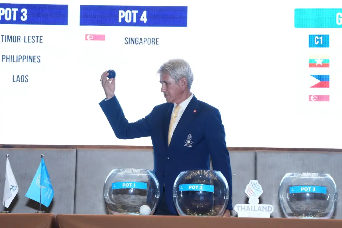 จับสลากซีเกมส์เดือด! ไทยร่วมสายกัมพูชาและติมอร์ฯ บู๊รอบแรกที่สงขลา