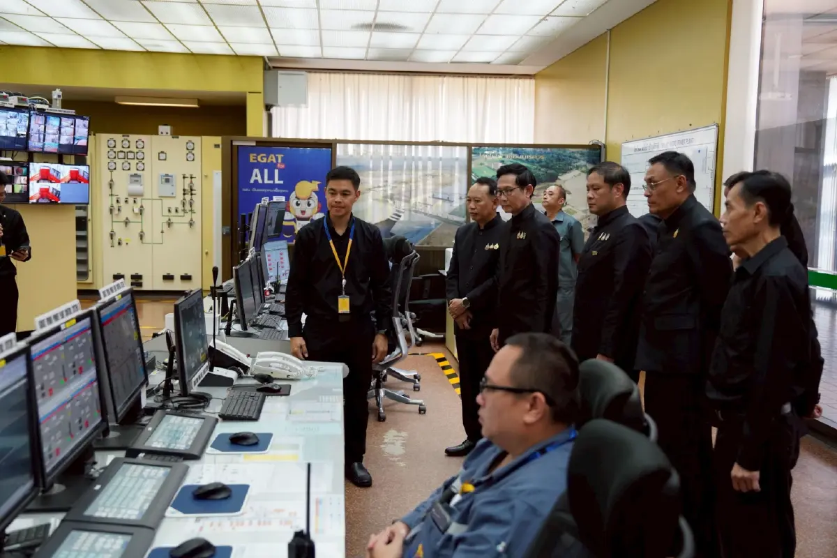 รมว.อรรถพลตรวจแผนปรับปรุงโรงไฟฟ้าเขื่อนสิริกิติ์ สั่ง กฟผ.คุมน้ำ