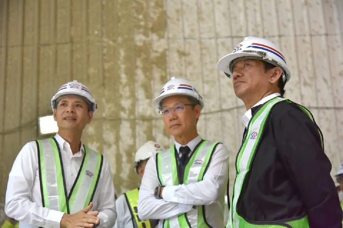 “หัวเจาะปสุตา" ทะลุสถานีสะพานพุทธฯ” สำเร็จ! รถไฟฟ้าสีม่วงใต้ คืบหน้า 65%
