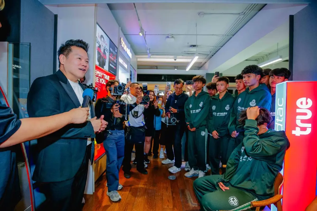 ทรู เปิดบ้านต้อนรับทีมฟุตบอลเยาวชน “หมอนทอง-อบจ.ชัยนาท” อัพประสบการณ์ดิจิทัล 5G