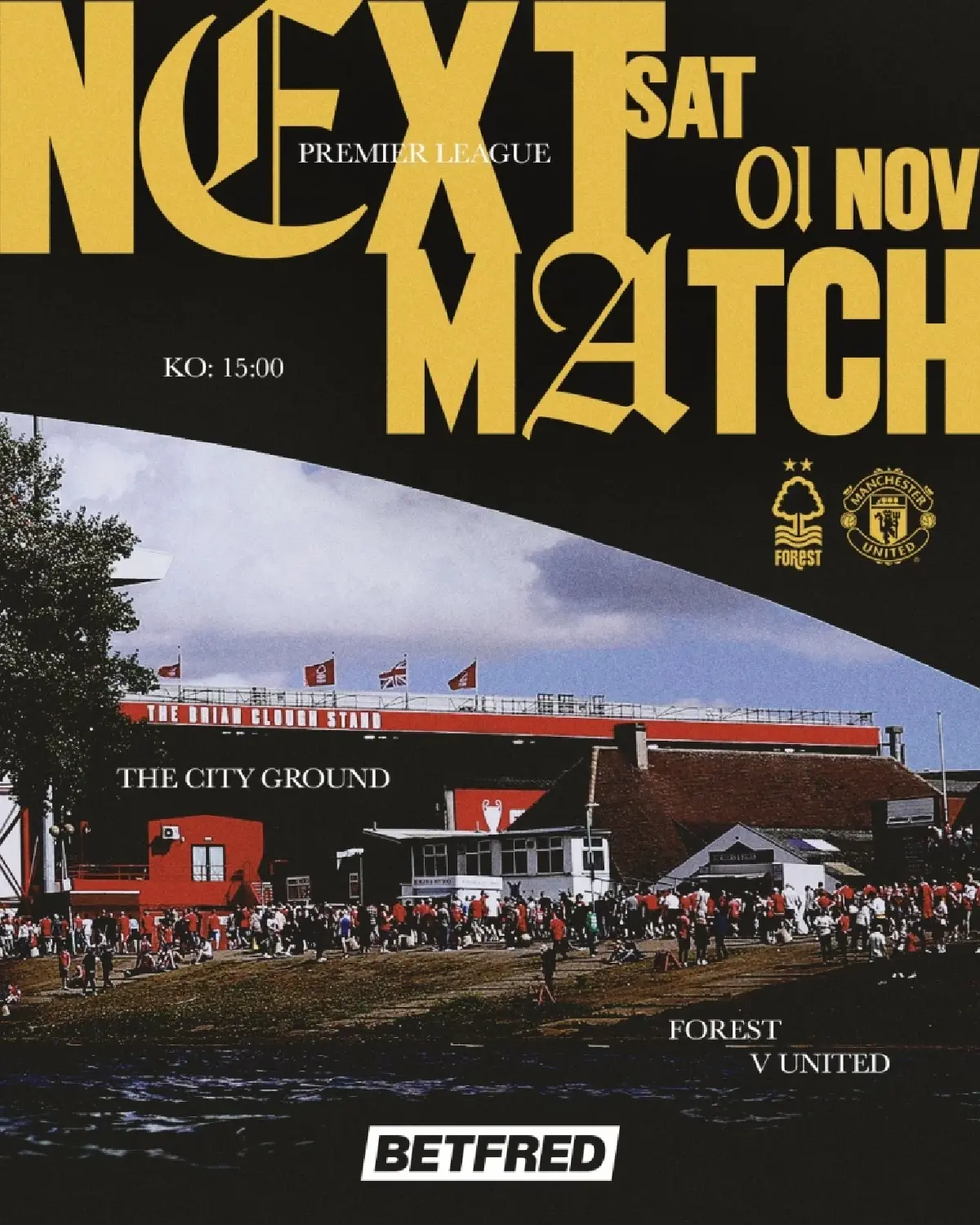 LIVE ดูบอลสด ถ่ายทอดสด ฟอเรสต์ พบ แมนยู พรีเมียร์ลีก วันนี้ 1 พ.ย.68