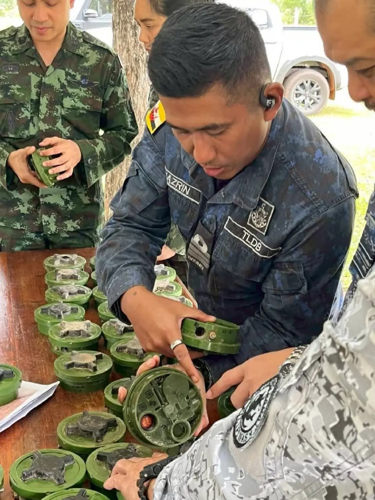 คณะผู้สังเกตการณ์อาเซียนฝ่ายไทยเร่งตรวจสอบ! ทุ่นระเบิดใหม่ชายแดน