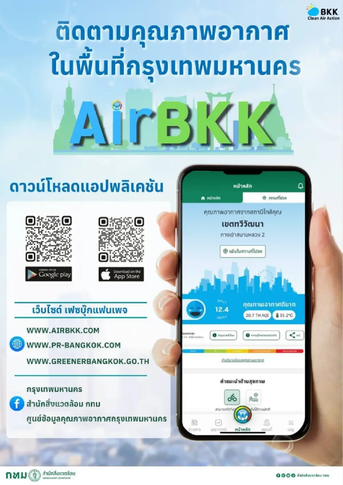 เตือน! คนกทม. 'สวมหน้ากากอนามัย' หลังค่าฝุ่นกระทบต่อสุขภาพ