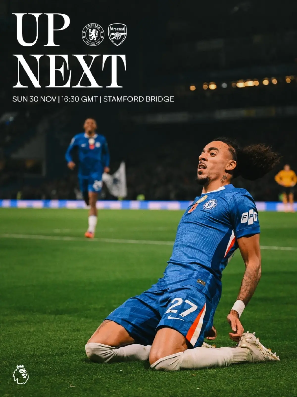 ถ่ายทอดสด เชลซี พบ อาร์เซน่อล พรีเมียร์ลีก วันนี้ 30 พ.ย.68