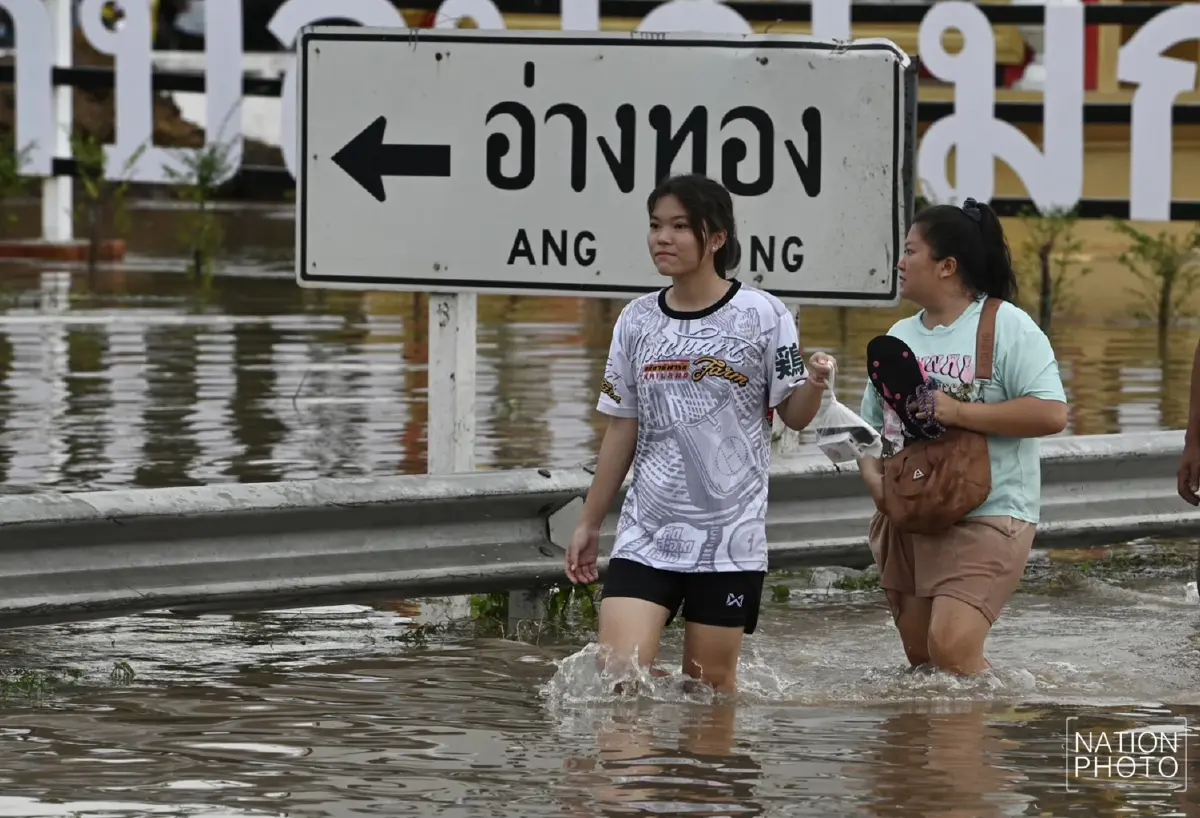 GISTDA เตือนหลายจังหวัดกระทบ เขื่อนเจ้าพระยา ระบายน้ำเพิ่ม