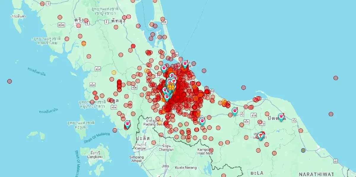 แพลตฟอร์ม Jitasa.Care ช่วยผู้ประสบภัยน้ำท่วมหาดใหญ่ แจ้งพิกัดช่วยเหลือแม่นยำ