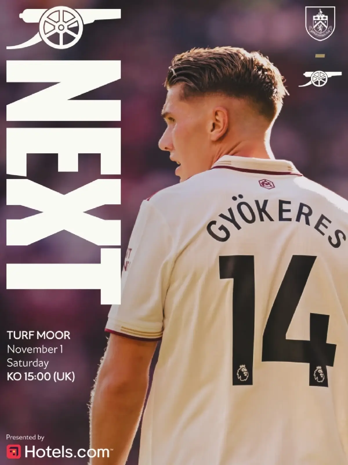 LIVE ถ่ายทอดสด เบิร์นลีย์ พบ อาร์เซน่อล พรีเมียร์ลีก วันนี้ 1 พ.ย.68