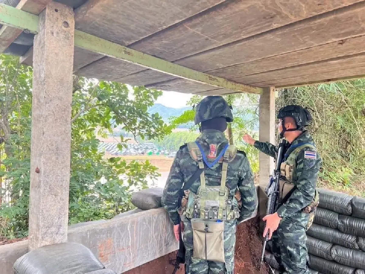 กองทัพบกเผยสถานการณ์ชายแดนไทย–เมียนมา ยังคงเฝ้าระวังใกล้ชิด