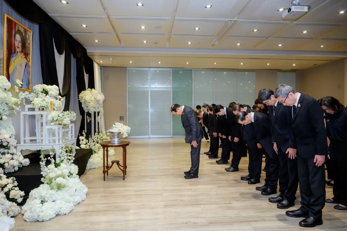 ช.การช่าง ถวายอาลัยและน้อมรำลึกในพระมหากรุณาธิคุณ สมเด็จพระพันปีหลวง