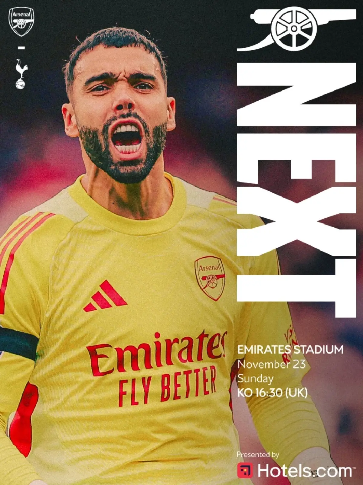 LIVE ถ่ายทอดสด อาร์เซน่อล พบ สเปอร์ส พรีเมียร์ลีก วันนี้ 23 พ.ย.68