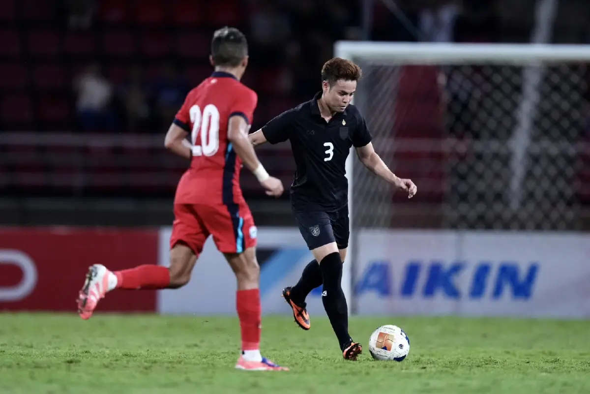 ผลบอล ทีมชาติไทย เฉือนชนะสิงคโปร์ 3-2 "จู๊ด-เบลล์"บอดโทษประเดิม