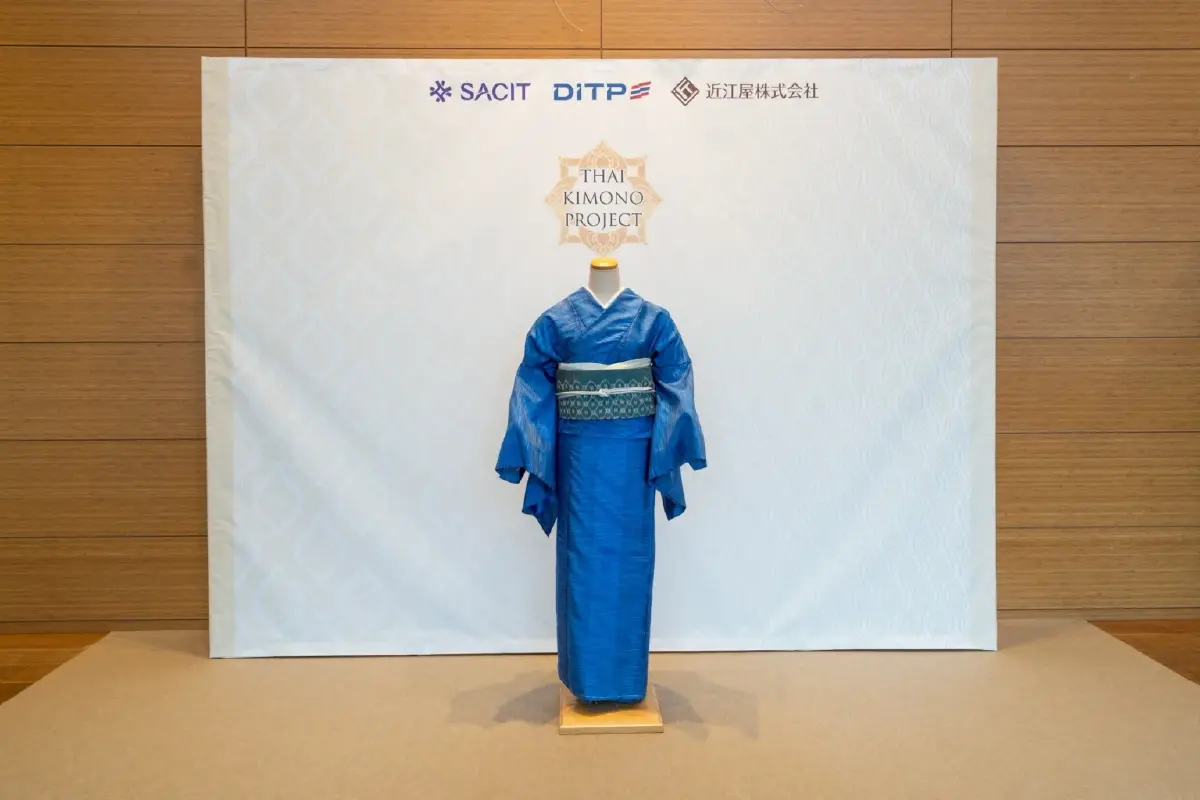 เปิดตัวแล้ว “กิโมโนผ้าไทย” เตรียมวางขายทั่วญี่ปุ่น มี.ค. 2569