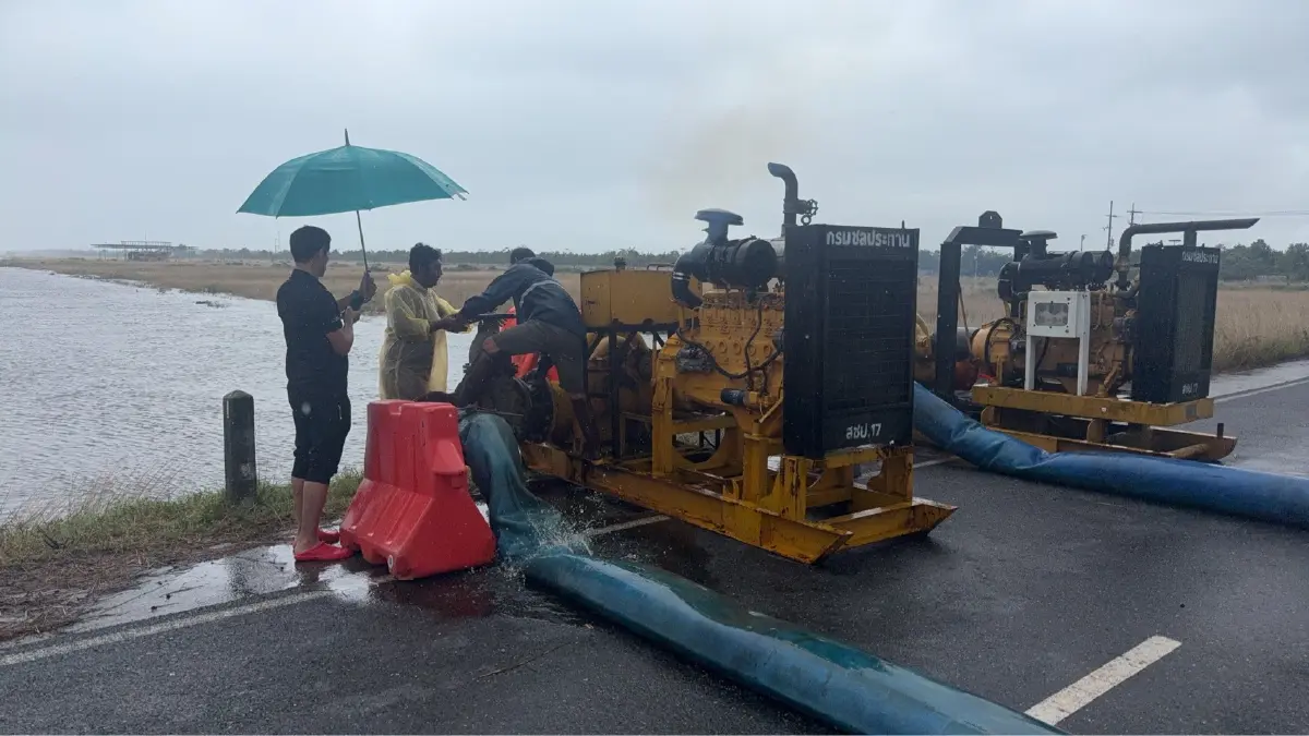 ชป.ทยอยปรับลดน้ำเจ้าพระยา ภาคใต้ฝนลดลง เร่งระบายน้ำคลี่คลายสถานการณ์