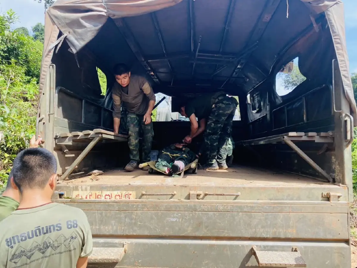 ทหารเหยียบกับระเบิด 2 นาย ที่ห้วยตามาเรีย ศรีสะเกษ 