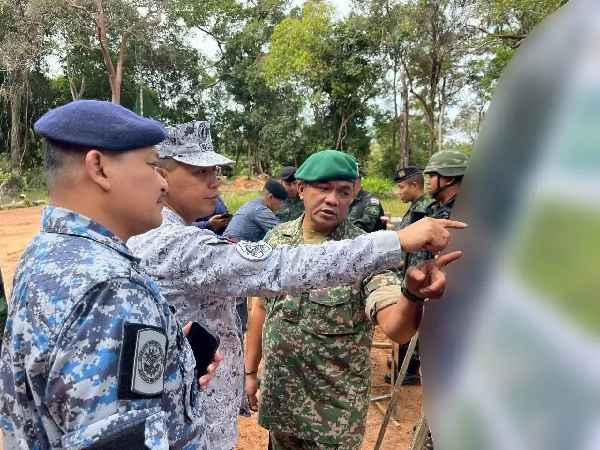 คณะผู้สังเกตการณ์อาเซียนฝ่ายไทยเร่งตรวจสอบ! ทุ่นระเบิดใหม่ชายแดน