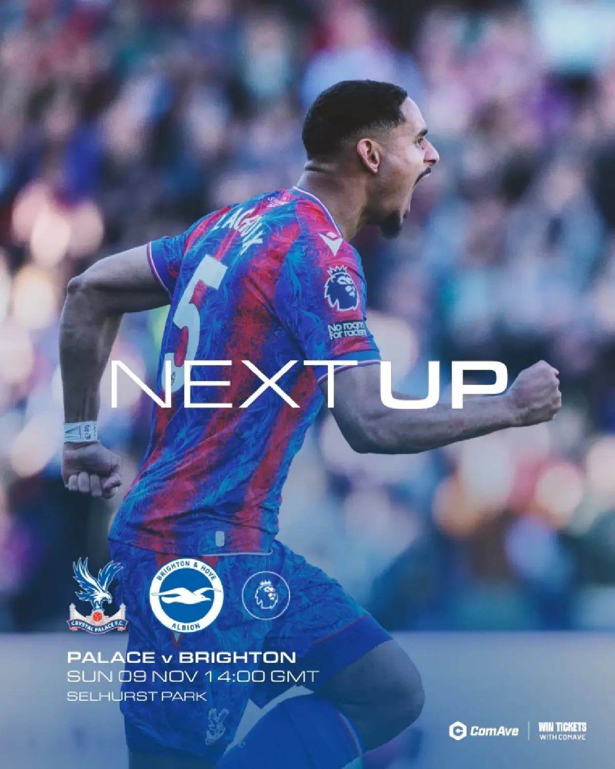 ถ่ายทอดสด คริสตัล พาเลซ พบ ไบรท์ตัน พรีเมียร์ลีก วันนี้ 9 พ.ย.68