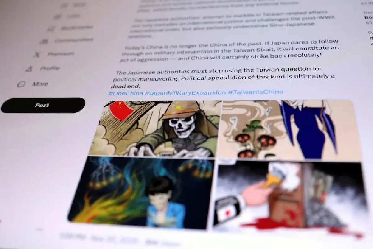 จีนตำหนิญี่ปุ่นส่ง “สัญญาณผิดร้ายแรง” ต่อประเด็นไต้หวัน