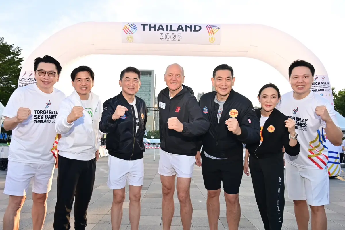 ซีพีผนึกกำลังอัญเชิญไฟซีเกมส์-อาเซียนพาราเกมส์ 2025 โดย "บัวขาว" จุดพลังใจคนไทย