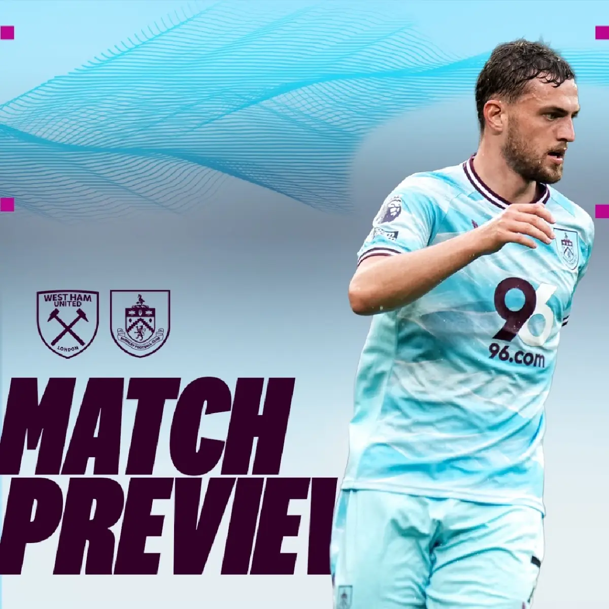 ถ่ายทอดสด เวสต์แฮม พบ เบิร์นลีย์ พรีเมียร์ลีก วันนี้  8 พ.ย.68