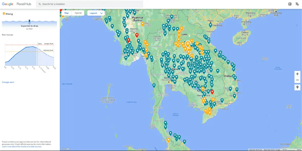 WeatherNext 2 และ Flood hub ระบบ AI พยากรณ์อากาศและน้ำท่วมจาก Google