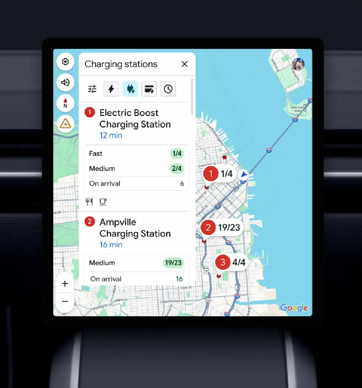 Google Maps คาดการณ์สถานะจุดชาร์จรถยนต์ไฟฟ้า