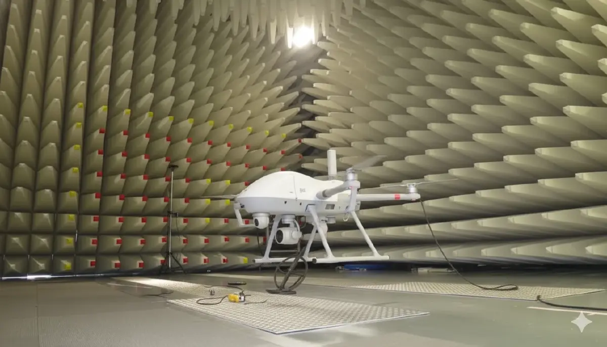 ภาพห้องทดสอบ EMC สร้างขึ้นด้วย AI