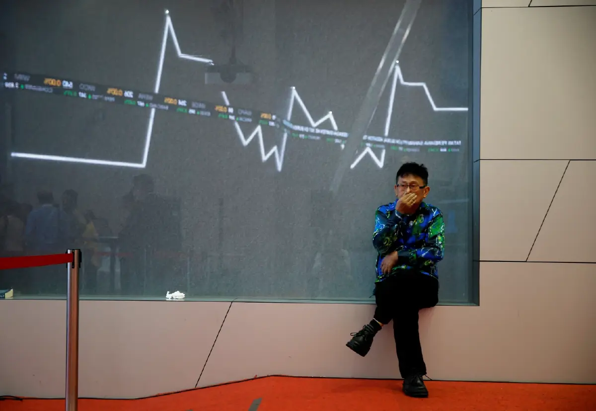 อาคารตลาดหลักทรัพย์อินโดนีเซียในจาการ์ตา