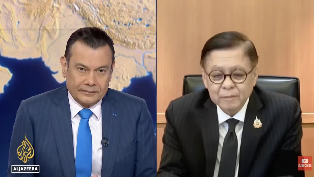 รมว.สีหศักดิ์ ให้สัมภาษณ์สำนักข่าวอัลจาซีรา