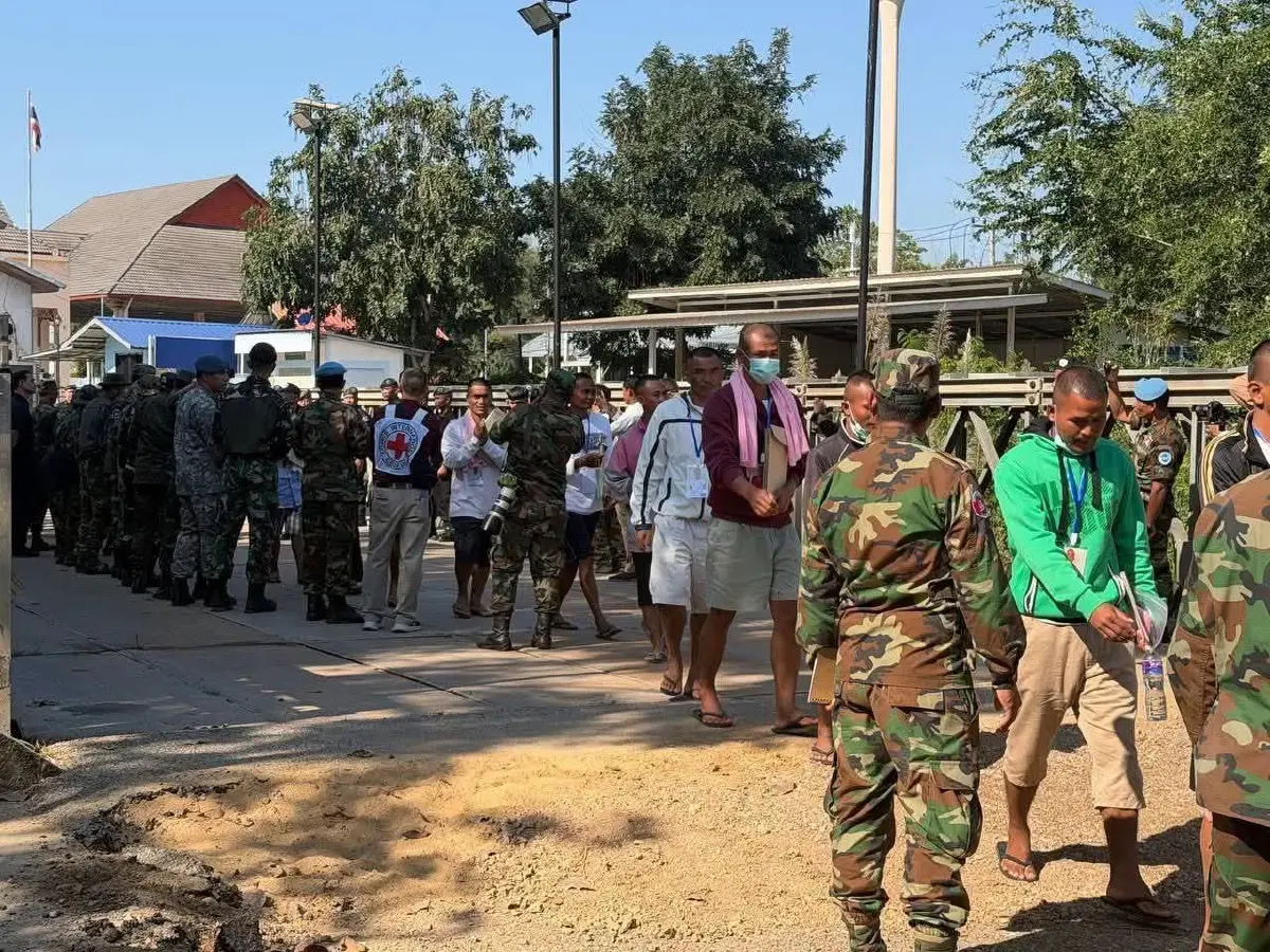 ไทยดำเนินการตามข้อตกลง ส่ง 18 ทหารกัมพูชากลับมาตุภูมิ