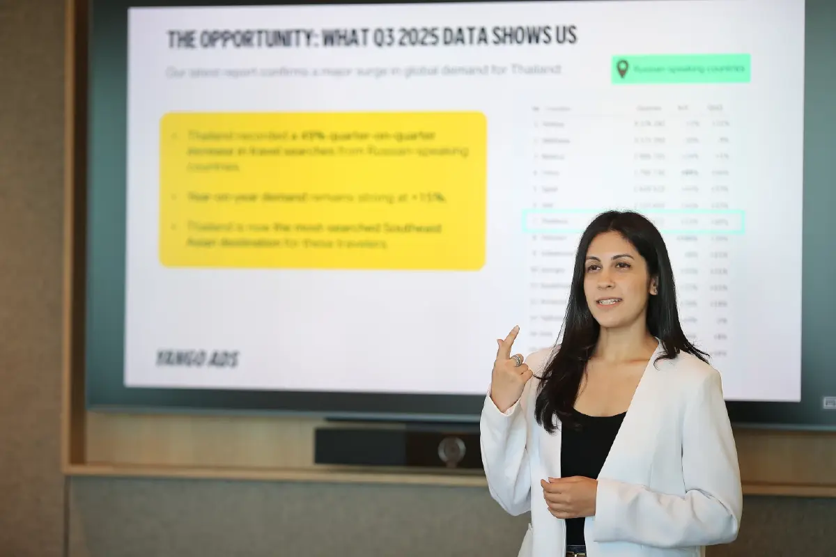 เผยท่องเที่ยวไทยโตแรง ! รัสเซียค้นหาพุ่ง 49% เทรนด์จองนาทีสุดท้าย