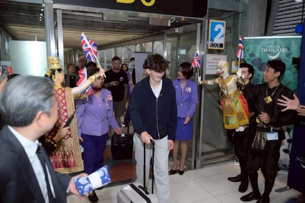 ทุบสถิติ! นักท่องเที่ยว สหราชอาณาจักรเข้าไทยทะลุ 1 ล้านคน