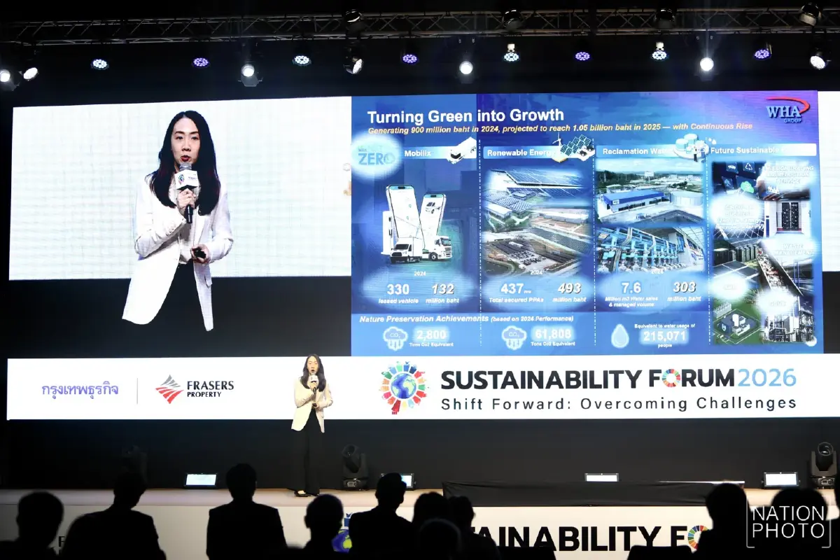 WHA มอง ‘กรีนต้องกินได้’ เพราะความยั่งยืนไม่ใช่ต้นทุนแต่คือการลงทุน