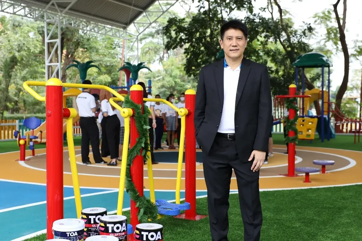 TOA ปรับโฉมสนามเด็กเล่นบ้านราชาวดี (ชาย) ด้วยผลงานนิสิตจุฬาฯ มอบสุข