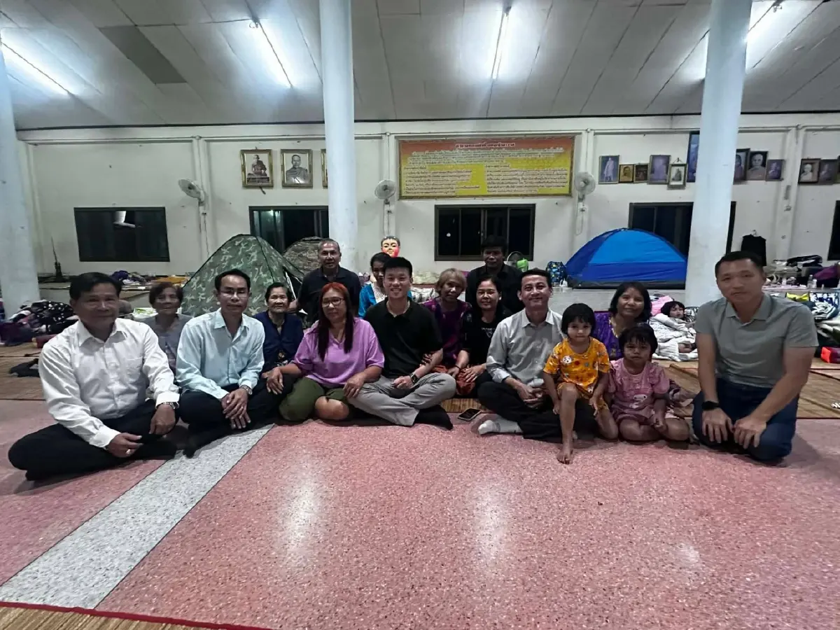 ‘เท้ง ณัฐพงษ์’ เยี่ยมศูนย์อพยพชายแดนไทย-กัมพูชา หวัง สถานการณ์คลี่คลาย