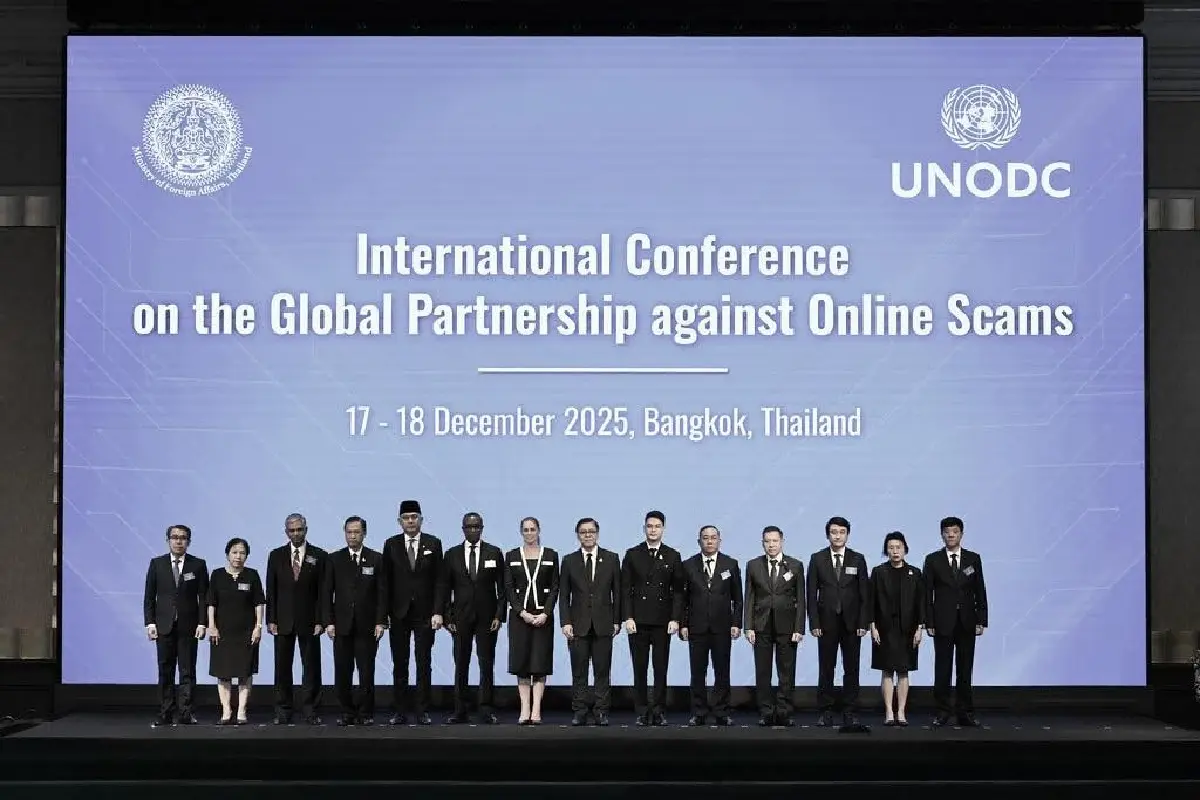 ไทยเจ้าภาพประชุมโลก ผนึกกำลัง 60 ชาติปราบสแกมเมอร์ข้ามชาติ