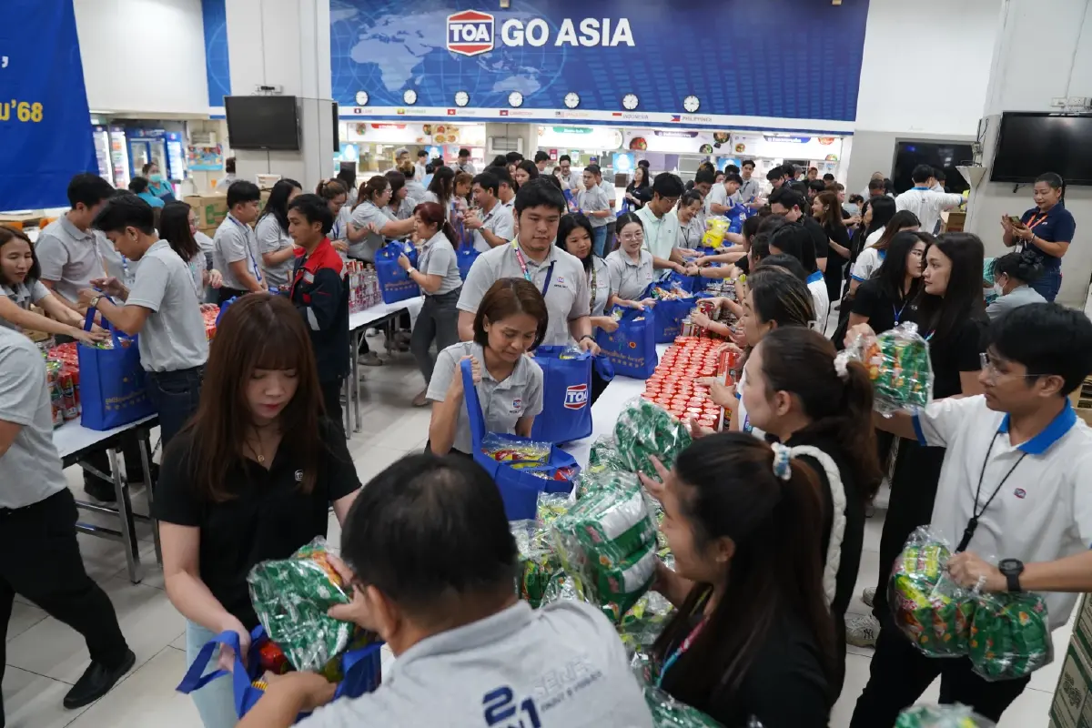 TOA ไม่ทิ้งกัน! รวมพลัง ‘ทีโอเอ อาสา’ ลงพื้นที่ฟื้นฟู ส่งมอบถุงยังชีพช่วยชาวใต้หลังน้ำลด