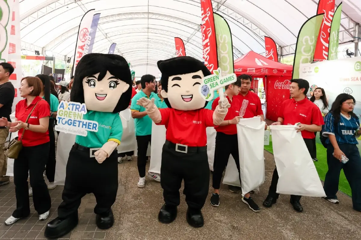แม็คโคร-โลตัส นำทัพเอกชนสร้าง Green SEA Games สนามไร้ขยะพลาสติก!