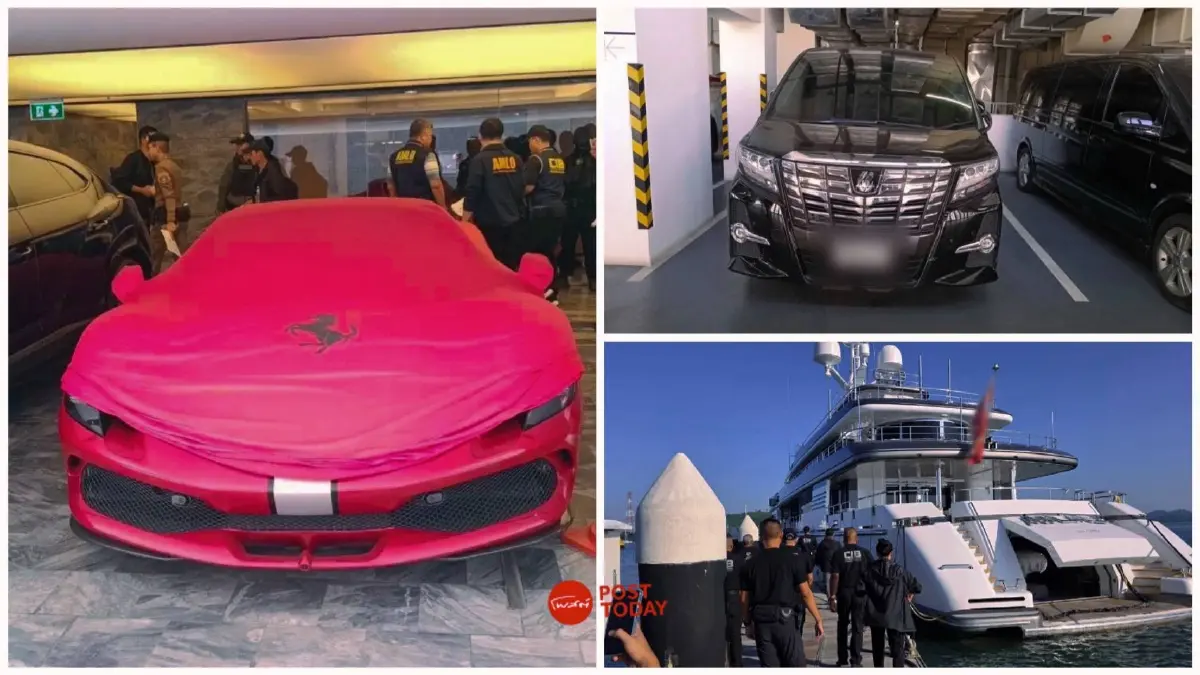 นายกฯ นำแถลง ยึดทรัพย์ &quot;เฉิน จื้อ - ก๊ก อาน -  เครือข่าย เบน สมิธ&quot; รวม 10,165 ล้าน