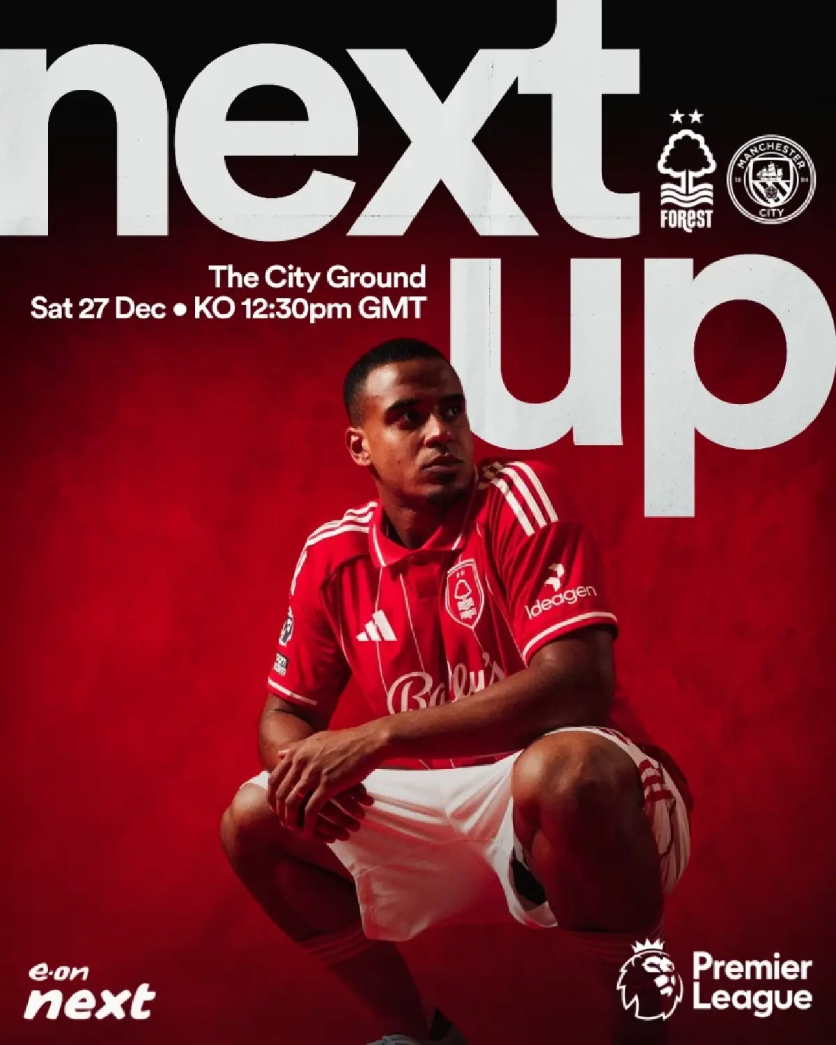 ดูบอลสด ถ่ายทอดสด ฟอเรสต์ พบ แมนซิตี้ พรีเมียร์ลีก วันนี้ 27 ธ.ค.68