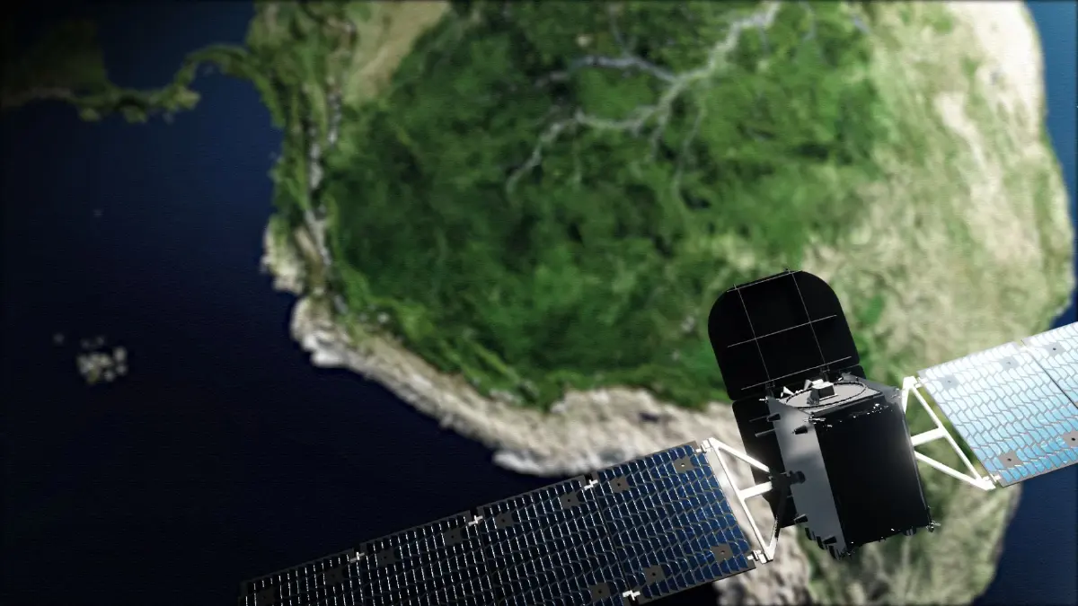 ภาพจำลองดาวเทียมไทยคม 9 