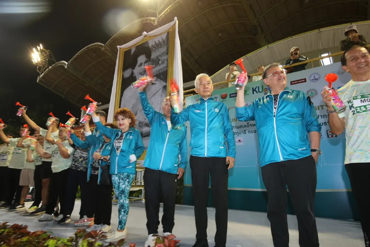 "สุวัจน์" รวมพลัง KU RUN 5 เดิน-วิ่งด้วยใจ สานฝันสร้างโรงพยาบาลมหาวิทยาลัยเกษตรศาสตร์