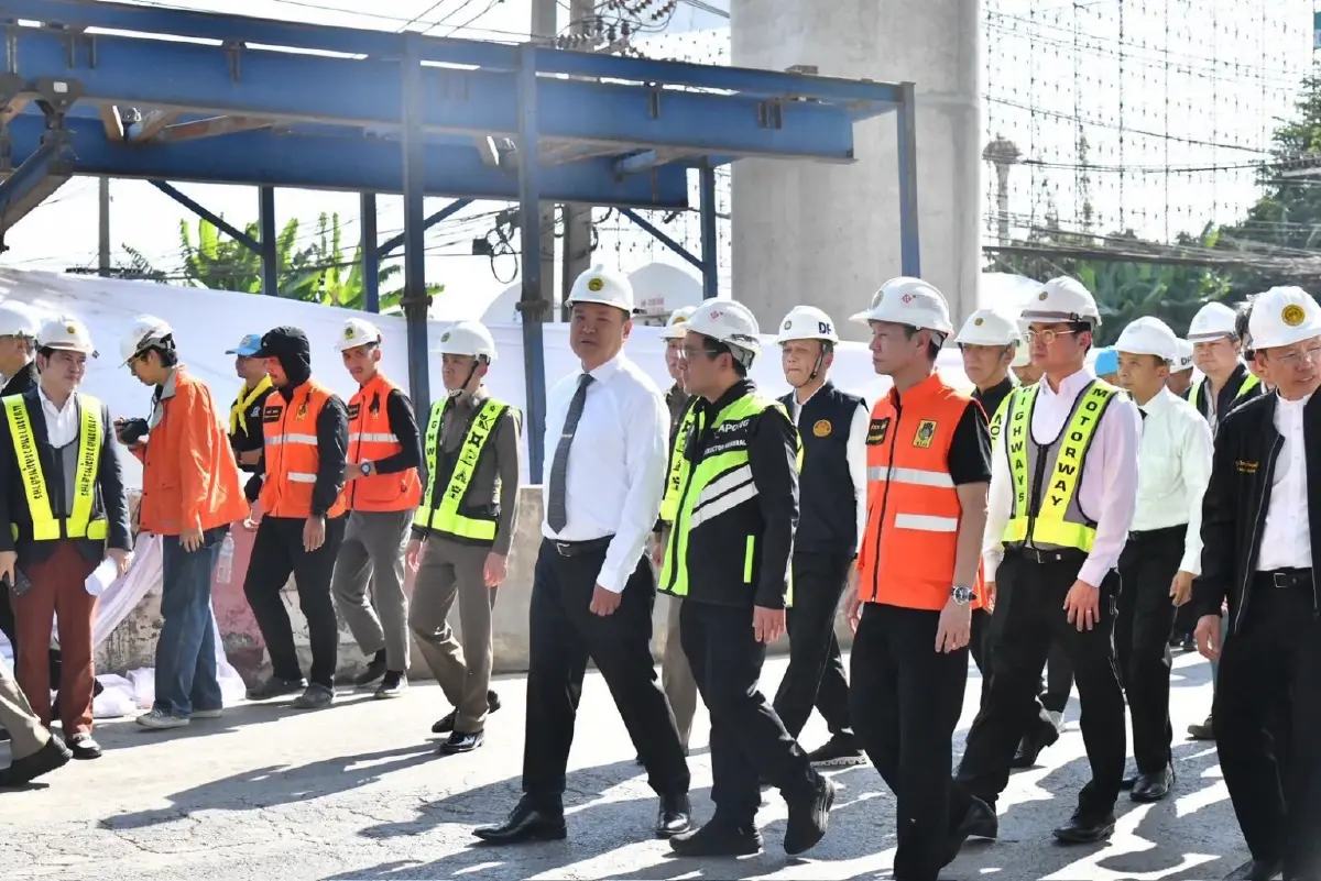 นายกฯ ตรวจจุดเกิดเหตุพระราม 2 ย้ำ รัฐมีสิทธิ์ลงดาบผู้รับเหมา